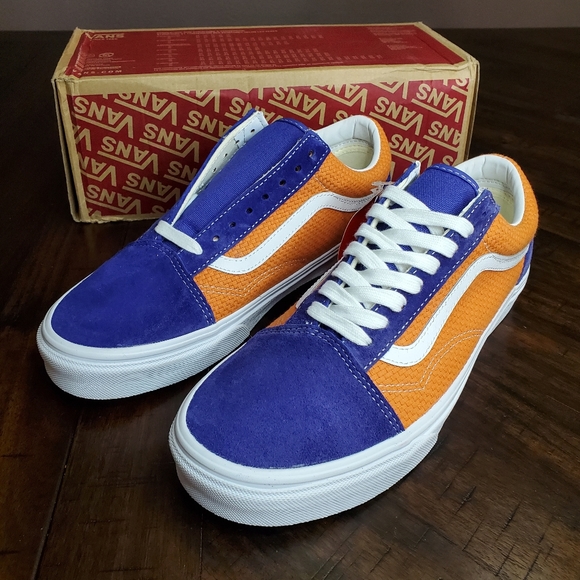 Vans Old Skool Royal Blue/Apricot Buff Men Size 9.5, Women Size 11 - Picture 3 of 9